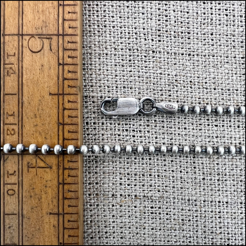 2MM Sterling Silver Bead Chain