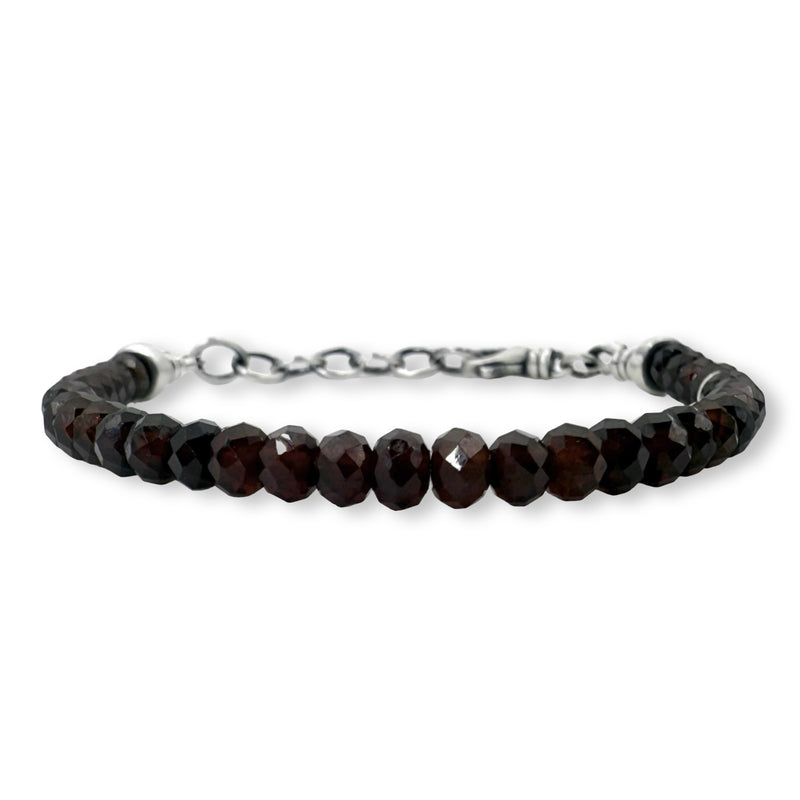 Sterling + Stone: Faceted Garnet